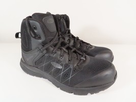 KEEN Utility Vista Energy Mid Boot Black Size 12EE Comp Toe EH Hiking Work - £55.28 GBP