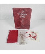 Oneida Sterling Silver SCROOGE Ornament Xmas Carol Dickens 1990 w/ Box &amp;... - £51.12 GBP
