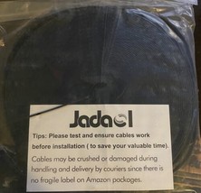CAT6 100FT Ethernet Network Cable Cord Flat Black - $6.79