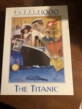 The Gallery Puzzle 1000 Piece The Titanic Milton Bradley New Sealed 1997 - $24.55