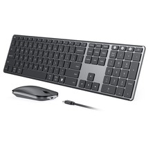 Wireless Bluetooth Keyboard and Mouse Combo (USB + Dual BT), seenda Multi-Device - £70.33 GBP
