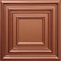 Dundee Deco Traditional Square Copper Glue Up or Lay in, PVC 3D Decorative Ceili - £15.65 GBP+