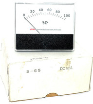 NIB ELDEC S-65 METER 0-100 %P DC1mA, S65 - £23.55 GBP