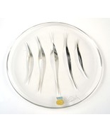 Heavy Vintage Riedel Crystal Platter 11&quot;  Austria - $66.64 CAD