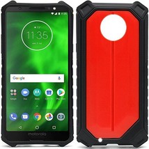 New Shockproof Raised Edge Protection Case for Motorola Moto G7 Play RED/BLACK - £4.52 GBP