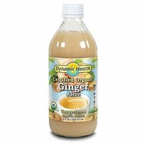 Dynamic Health Juices &amp; Blends Organic Ginger Juice, Glass 16 fl. oz. - £20.02 GBP