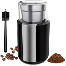 Electric Coffee Grinder, Stainless Steel Blades Coffee and Spice Grinder... - £13.61 GBP