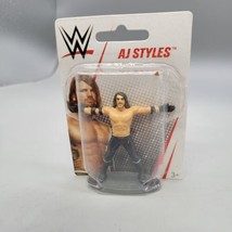 Mattel WWE Micro Collection AJ STYLES Wrestling 3” Figure - $4.95