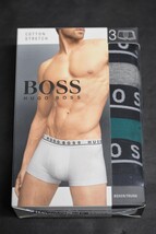 HUGO BOSS da Uomo 3-Pack Multicolore Cotone Elastico Tronco Boxer Intimo - $26.71 HUGO BOSS da Uomo 3-Pack Multicolore Cotone Elastico Tronco Boxer Intimo - $26.71