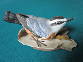 Lenox Red Brested Nuthatch Figurine 3 1/2&quot; [Lnxbird] - £43.79 GBP