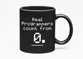 Make Your Mark Design Real Programmers Count From Zero. Interesting Integer, Bla - £17.36 GBP+