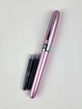 Platinum Plaisir Japan Fountain Pen Metallic Pink w/ Refills 03 nib Works Great - £18.67 GBP