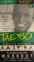 Tae Bo 8 Minutos Entrenamiento (VHS 1998) Tested-Rare Vintage Collectible-Ships, - £8.51 GBP