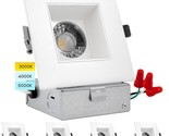 Luxrite 4 Inch Sq.Are Led Recessed Lighting With Junction Box, 15W, 1200... - $226.98