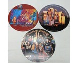 Lot of (4) 1970s Arts Entertainment Circle Cardboard Collectables With F... - £7.10 GBP