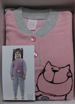 Schlafanzug für Mädchen Lange Ärmel aus Baumwolle Punkt Mailand Plüsch V... - £18.68 GBP