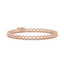 Authenticity Guarantee

ANGARA Open Hexagon Link Bracelet for Women in 14K So... - $1,195.92