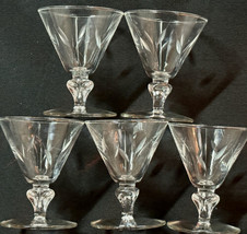 Simplicity by Libbey Liquor Cocktail Glasses (5) 4&quot; x 3.25 Crystal no flaws - £28.77 GBP