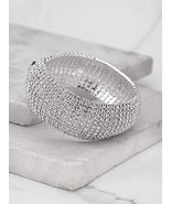 Silver Plated Stylish Latest Crystal Bracelet Bangle Jewellery for Girls... - $56.22 CAD