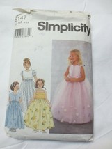 Simplicity 9147 Child Dress and Jacket  Size 3,4,5 - $5.00