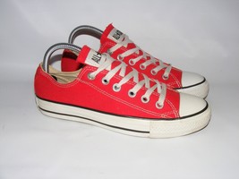 Converse Chuck Taylor All Star Womens Size 9 Red Athletic Shoes Sneakers... - $37.94