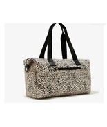 Mali &amp;Lili Leopard Print Weekender Bag Carry On Tote Zipper Weekend Over... - $35.43 CAD
