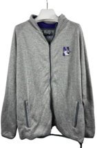 Colosseum Men&#39;s Northwestern Wildcats Back Country Jacket Grey - 2XL - £47.58 GBP