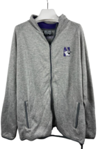 Colosseum Men&#39;s Northwestern Wildcats Back Country Jacket Grey - 2XL - $59.38