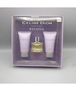 Celine Dion Belong Perfume Gift Set Coty Eau De Toilette Body Lotion Sho... - $69.29