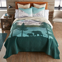 Bear Mountain King 3PC Quilt Set by Donna Sharp - £197.78 GBP