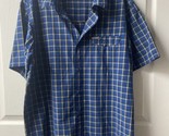 Columbia Omni Shade Short Sleeved Button Front  Shirt Mens Size Large Bl... - $15.18