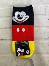 Disney Mickey Mouse Logo No Show Socks 1 Pair Shoe Size 4-10 Sock Size 9... - £7.21 GBP