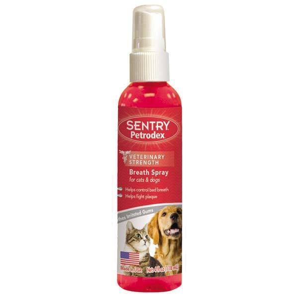 Pet Oral Hygiene Spray 4 Oz Dog & Cat Fresh Breath Plaque Odor Control Sprays