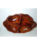St. Maarten Wooden Tray for Serving; Chips, Candy, Decor - Unique Carved! - €11,88 EUR