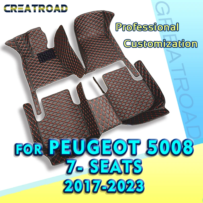 Car Floor Mats For Peugeot 5008 Seven Seats 2017-2023 18 19 20 21 22 23  Custom - £30.07 GBP+