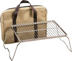 REDCAMP Folding Campfire Grill 304 Stainless Steel Grate, Heavy Duty Portable - £31.16 GBP