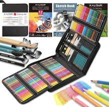 Kalour 106 Coloring Sketching Kit Set - Pro Art Supplies With, For Kids Adults - £35.23 GBP