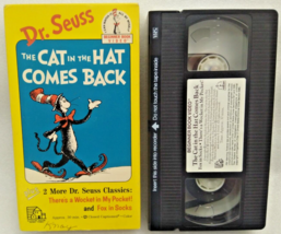 VHS Dr Seuss - The Cat In The Hat Comes Back Wocket In My Pocket &amp; Fox In Socks - £8.59 GBP