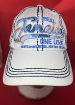 Real Surf Embroidered Baseball Cap Surf  Adjustable Strap Distressed White - £7.28 GBP