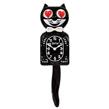 Classic Black Kit-Cat Klock – Heart Eyes Limited Edition - $1,484.95 MXN