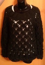 Nwot Garnet Hill Forest Green Wool Blend Knit Sweater Sz Xs - £62.50 GBP