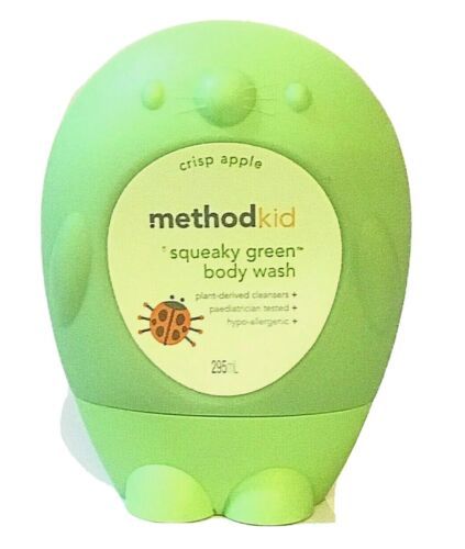 Primary image for Method Kid Squeaky Green Body Wash Crisp Apple Hypo Allergenic NEW