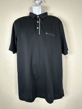 Callaway Black Pocket Polo Shirt Men Size XL Golf - £10.37 GBP