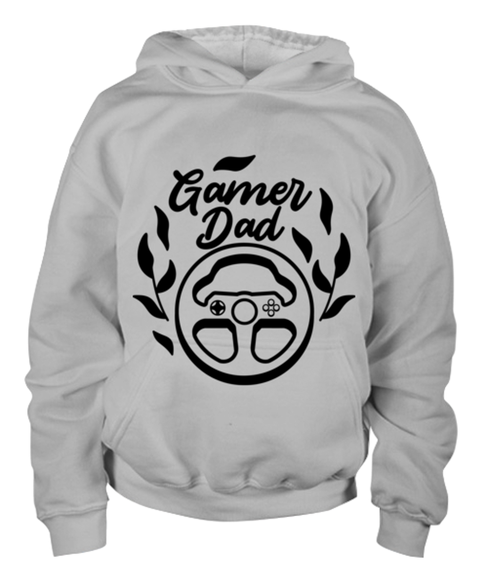 Gamer Dad , ash Youth Hoodie. Model 60077  - $39.99+