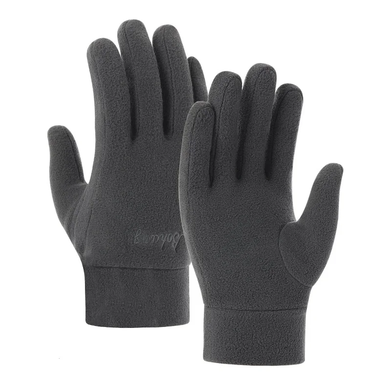 Winter Men Women Fleece Gloves Windproof Thicken Warm Gloves Outdoor  Motorcycle - $30.25