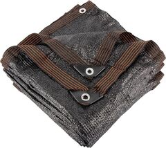 70% 20 X 30 FT Black Shade Cloth, Outdoor Woven Sun Shade with Grommets,... - $84.46