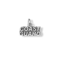 Sterling Silver COAST GUARD Charm for Charm Bracelet or Necklace - £21.58 GBP