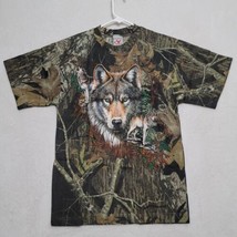 Mossy Oak Men&#39;s Camo T Shirt Size M Short Sleeve Camouflage Raise The Roof - $20.87