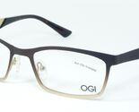 OGI EVOLUTION 4508 1636 BROWN /GOLD EYEGLASSES GLASSES FRAME 53-18-140mm... - $79.20