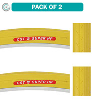 Pack of 2 Sunlite Super HP CST740 27x11/4 Wire TPI 90 Yl/Black Reflective Road - £76.63 GBP